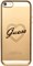 Чехол-накладка Guess для iPhone SE/5S SIGNATURE HEART Hard TPU Gold (Цвет: Золотой) - фото 16989