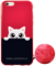 Чехол-накладка Lagerfeld для iPhone 6/6S K-Peek A Boo Hard TPU Navy/Pink (Цвет: Синий/Розовый)
