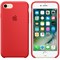 Оригинальный силиконовый чехол-накладка Apple для iPhone 7/8, цвет «(PRODUCT)RED»  (MMWN2ZM/A) - фото 17767