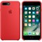 Оригинальный силиконовый чехол-накладка Apple для iPhone 7 Plus/8 Plus, цвет «(PRODUCT)RED»  (MMQV2ZM/A) - фото 17899