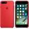 Оригинальный силиконовый чехол-накладка Apple для iPhone 7 Plus/8 Plus, цвет «(PRODUCT)RED»  (MMQV2ZM/A) - фото 17900
