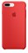 Оригинальный силиконовый чехол-накладка Apple для iPhone 7 Plus/8 Plus, цвет «(PRODUCT)RED»  (MMQV2ZM/A)