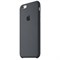 Оригинальный силиконовый чехол-накладка Apple для iPhone 6/6s цвет «угольно-серый» (MKY02ZM/A) - фото 18632