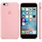 Оригинальный силиконовый чехол-накладка Apple для iPhone 6/6s цвет «Розовый» (MM622ZM/A) - фото 19153