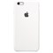 Оригинальный силиконовый  чехол-накладка Apple для iPhone 6/6s Plus цвет «белый» (MKXK2ZM/A) - фото 19577