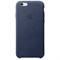 Оригинальный кожаный чехол-накладка apple для iPhone 6/6S Plus, цвет «Темно-синий» (MKXD2ZM/A)