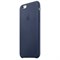 Оригинальный кожаный чехол-накладка apple для iPhone 6/6S Plus, цвет «Темно-синий» (MKXD2ZM/A) - фото 19814