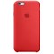 Оригинальный силиконовый чехол-накладка Apple для iPhone 6/6s цвет «красный» (MKY32ZM/A) - фото 20179