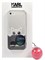 Чехол-накладка Lagerfeld для iPhone SE/5S K-Peek A Boo Hard Transparent TPU, цвет "прозрачный/синий" (KLHCPSETRGPABPI) - фото 20891