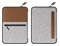 Чехол-сумка на молнии LAB.C Pocket Sleeve для ноутбука до 13", цвет "коричневый" (LABC-450-BR) - фото 21024