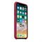 Оригинальный силиконовый чехол-накладка Apple для iPhone X, цвет «красная роза»  (MQT82ZM/A) - фото 22891