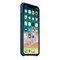 Оригинальный силиконовый чехол-накладка Apple для iPhone X, цвет "Тёмный кобальт"  (MQT42ZM/A) - фото 22909