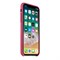 Оригинальный кожаный чехол-накладка Apple для iPhone X, цвет «Розовая фуксия»  (MQTJ2ZM/A) - фото 22981