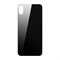 Заднее защитное закаленное стекло для Apple iPhone X, цвет "черный" - фото 23347