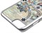 Чехол-накладка iCover iPhone 6/6s Plus Mother of Pearl, дизайн "цветы" (IP6/5.5-MP-BK/PA07) - фото 23550