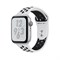 Apple Watch Series 4 Nike+ 40mm "Чёрно-Белый" (Панда) (с перфорацией) - фото 24526