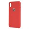 Чехол-Накладка Ferrari iPhone XS Max Heritage W Hard Leather "Red" (FEHDEHCI65RE) - фото 24915