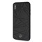 Чехол-Накладка Mercedes iPhone XS Max Twister Hard Leather, "Black" (MEPERHCI65QGLBK) - фото 25240