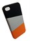Пластиковый чехол Verus Triplex Case (black/gray/orange) для iphone 4 / 4s
