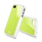 Пластиковый чехол SGP Linear Color Series Case Green/White для iPhone 4/4s
