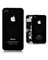 Задняя крышка панель для iPhone 4S, чёрная (копия)