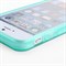 Чехол Разноцветный Прозрачный Матовый Ультратонкий для iPhone 5, Мягкий