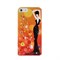 Пластиковый чехол со стразами Flowers Girl Orange для iPhone 5