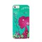 Пластиковый чехол со стразами Flowers Girl Green для iPhone 5