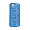 Пластиковый дизайн чехол-накладка Marc Jacobs Blue для iPhone 5