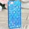 Пластиковый дизайн чехол-накладка Marc Jacobs Collage Blue для iPhone 5