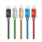Кабель для iPhone/iPad HOCO Apple Two Metall Carbon Cable 120см - фото 7199