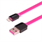 Кабель для iPhone/ iPad HOCO Lightning-USB Data Cable Colourful Flat 120cм - фото 7252