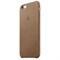 Оригинальный кожаный чехол-накладка Apple для iPhone 6/6s цвет «коричневый» (MKXR2ZM/A) - фото 7827
