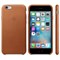 Оригинальный кожаный чехол-накладка Apple для iPhone 6/6s цвет «коричневый» (MKXR2ZM/A) - фото 7831