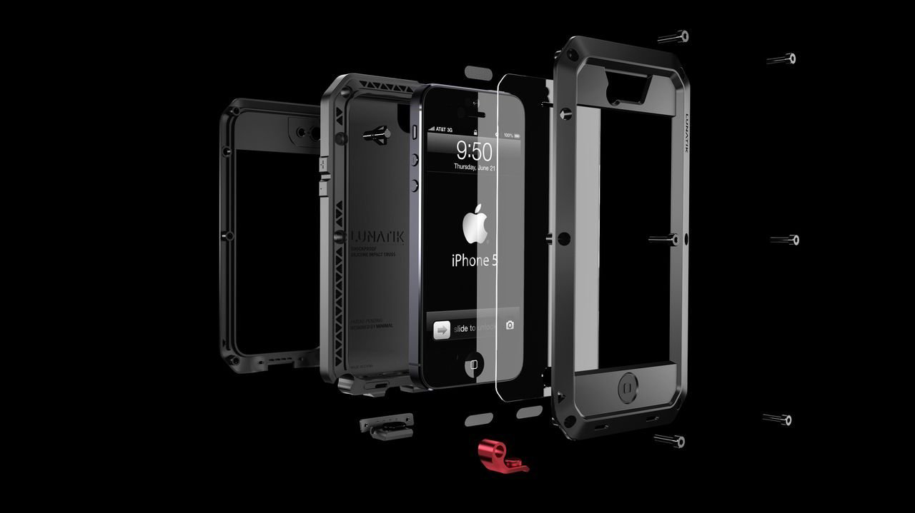 Чехол-накладка LunaTik TakTik Extreme для iPhone SE/5/5s - купить по  выгодной цене в магазине Айдамаг. Цены, фото, отзывы, доставка по Москве и  России.